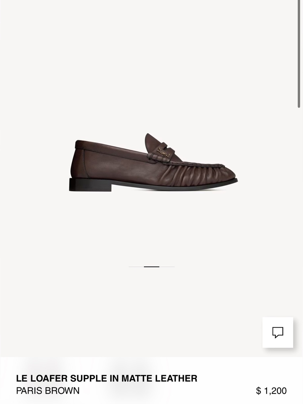 Saint Laurent Le Loafer in Paris Brown - Picture 11 of 16